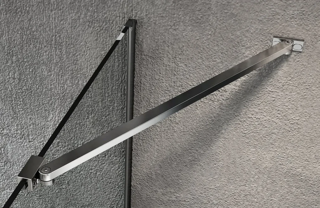 Gelco Gelco, VARIO CHROME jednodielna sprchová zástena na inštaláciu k stene, sklo nordic, 800 mm, GX1580-05