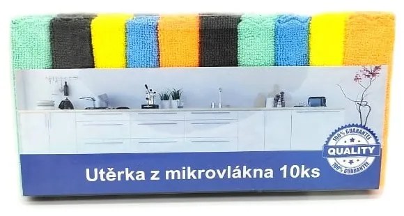 Utierky z mikrovlákna v súprave 10 ks 15x30 cm – JAHU collections