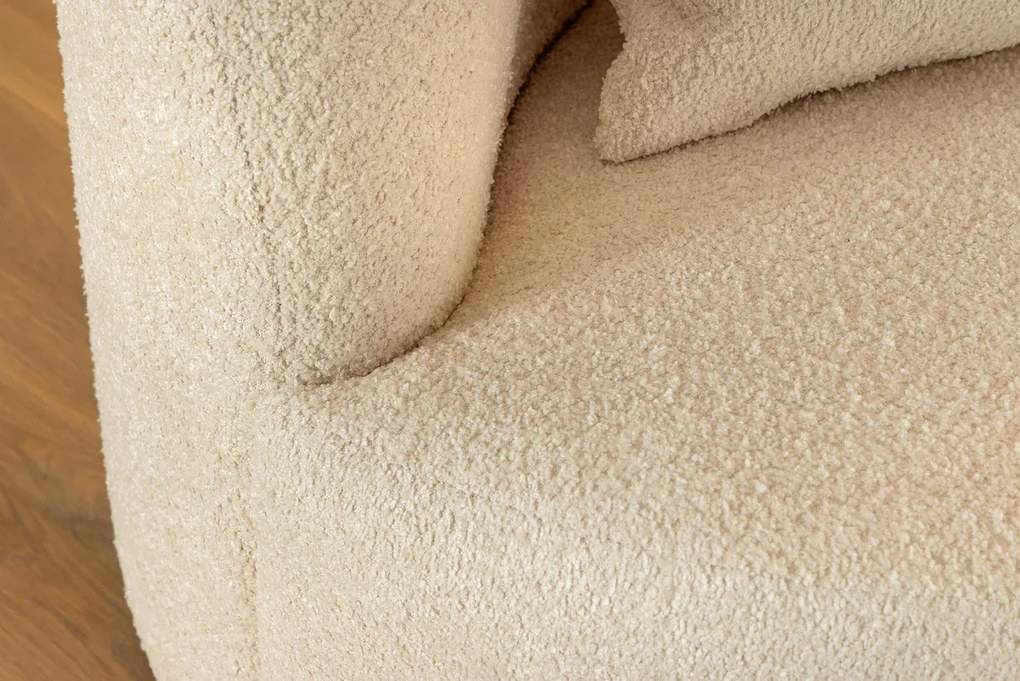 Pohovka ATELIER 230 cm bouclé béžová