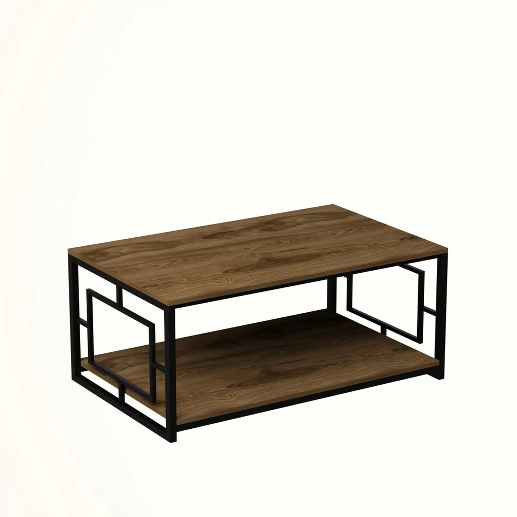 Konferenční stolek Kelvin 120 cm ořech/černý