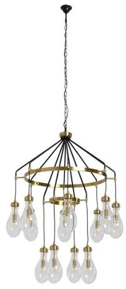 Bell Highlight závesná lampa zlato-čierna