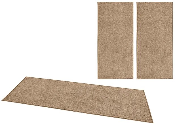 Spálňová sada kobercov Hanse Home PURE Velours hnedá