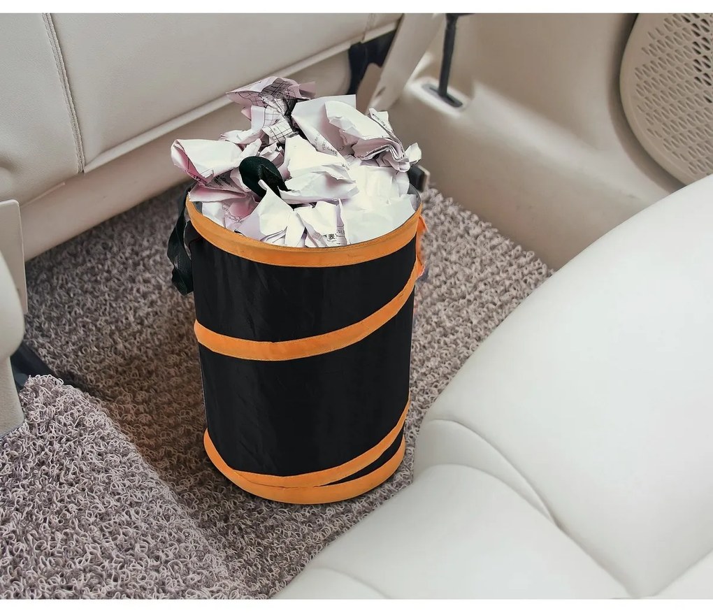 Compass Skladací odpadkový kôš Orange, 9 l, 06602