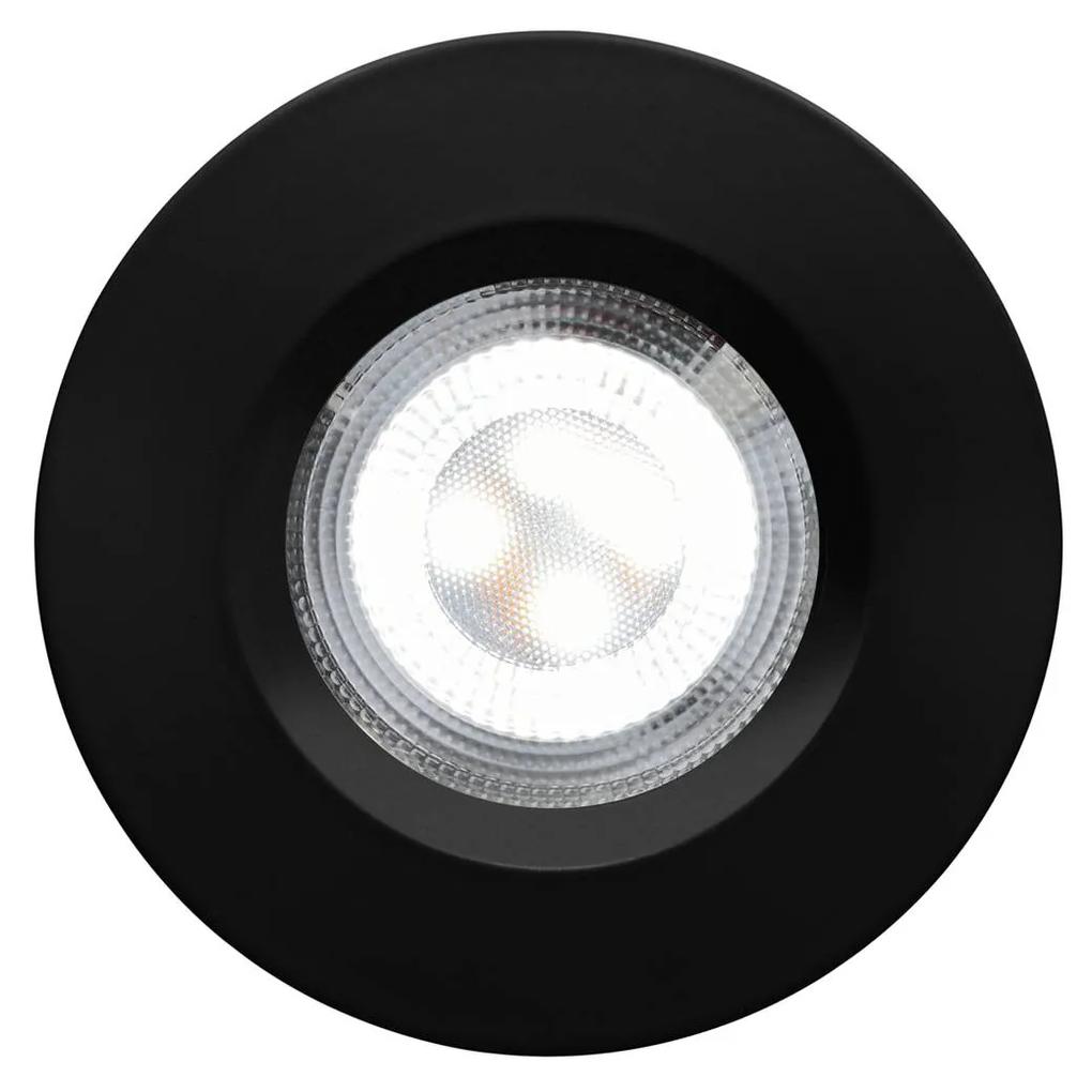 Zapustené LED svietidlá Don Smart, RGBW, čierna