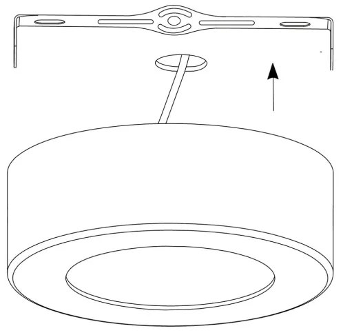 Eglo 98559 - LED RGB zatemnjiva stropna svetilka FUEVA-C LED/21W/230V