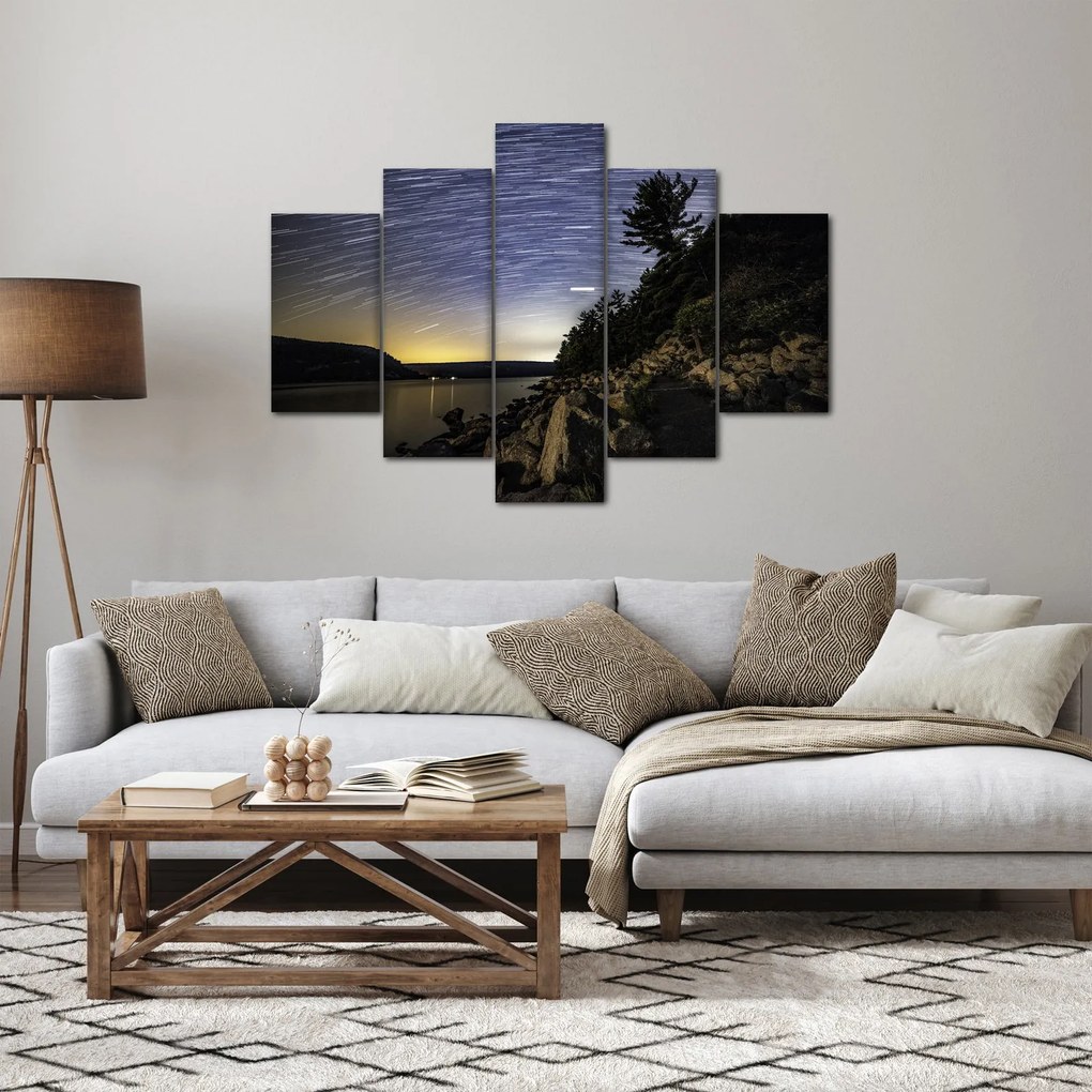Obraz - obloha pri západe slnka (150x105 cm)