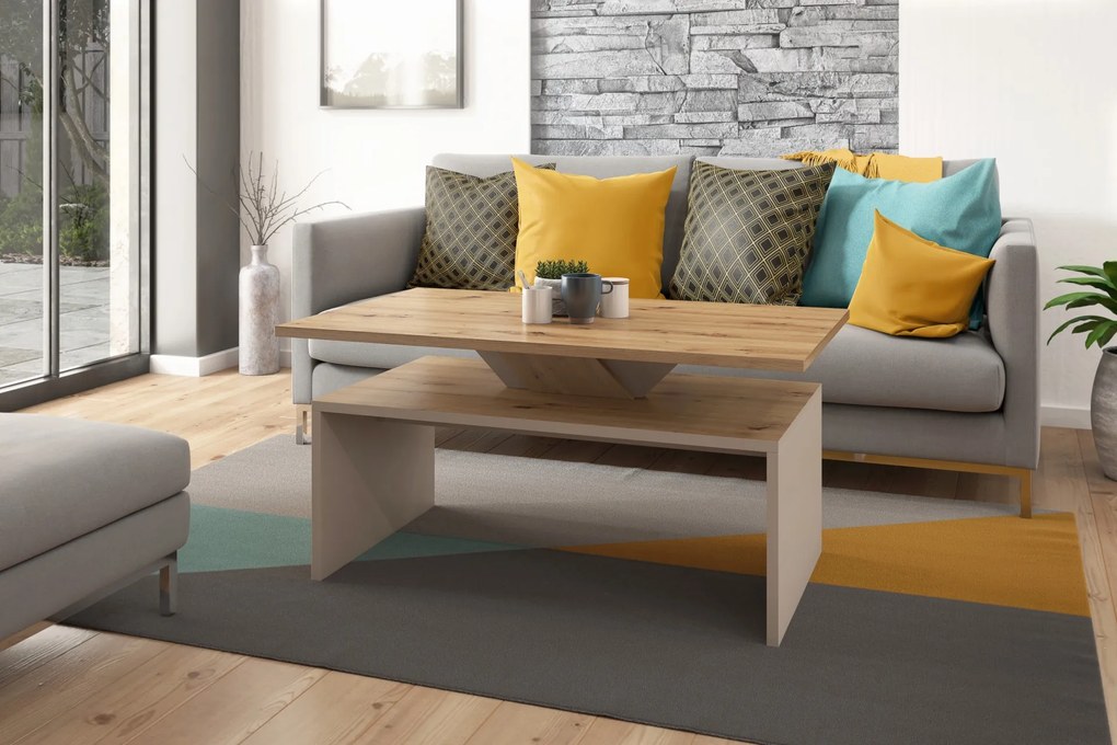 SISI dub artisan / béžová, konferenčný stolík