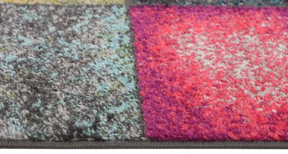 Farebný koberec s kockovaným vzorom Salsa Šírka: 80 cm | Dĺžka: 150 cm