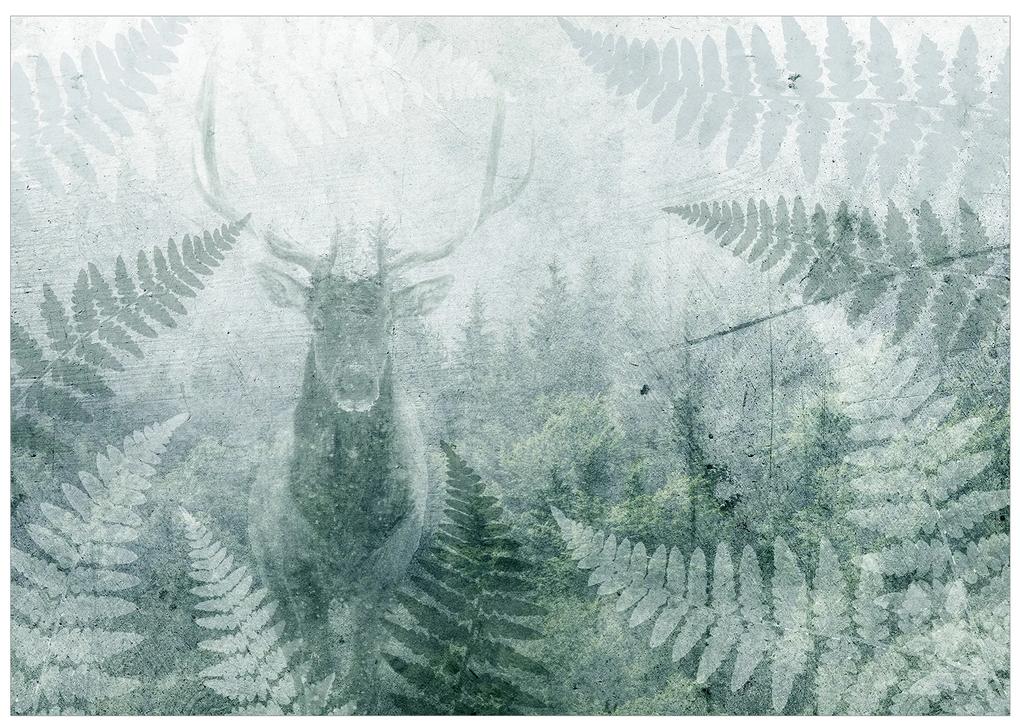 Artgeist Fototapeta - Deer in Ferns - Third Variant Veľkosť: 200x140, Verzia: Standard