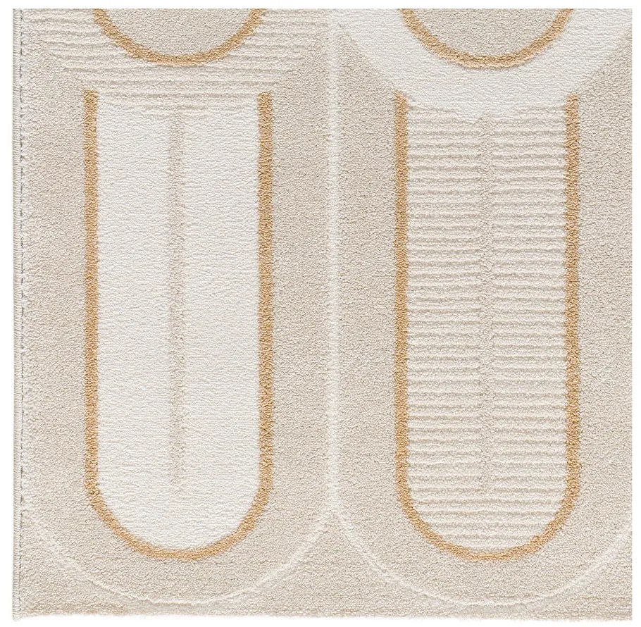 Krémový koberec 133x190 cm Flora – Universal