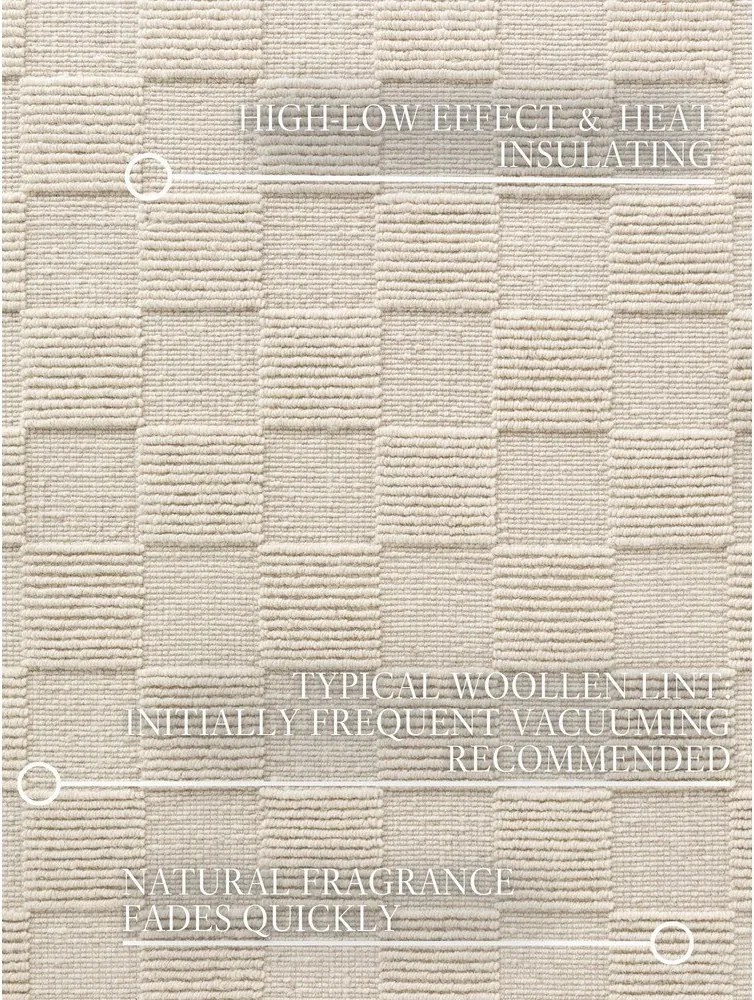 Krémový ručne tkaný vlnený behúň 80x200 cm Scala – Villeroy&amp;Boch