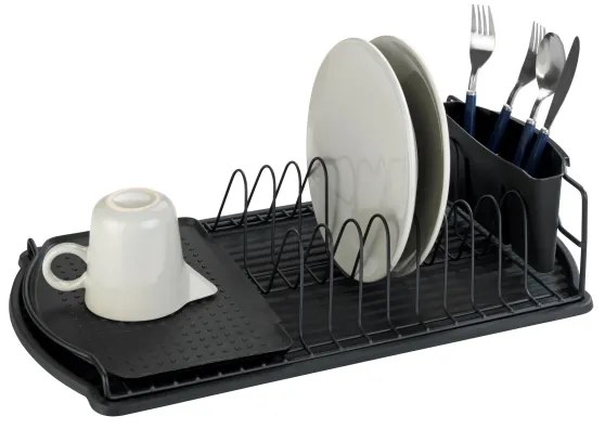 WENKO 54767100 - Odkvapávač BASIC 47,5x26,5 cm čierny