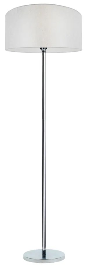 Stojacia lampa Prata 1xE27 Max.60W Chróm/Transparent/Silver