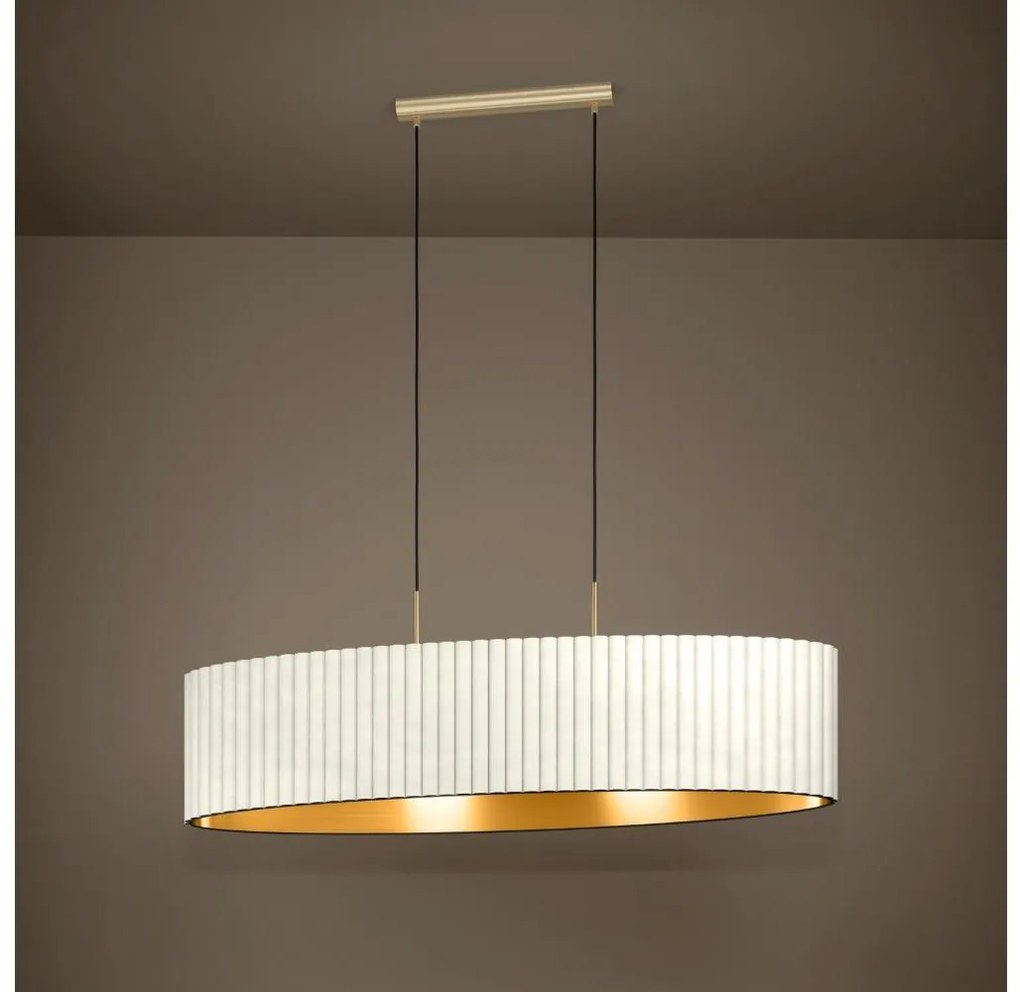 Eglo 39764 - Luster na lanku TAMARESCO 2xE27/40W/230V biela