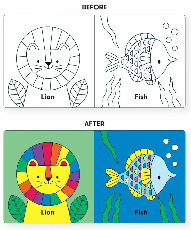 Mudpuppy Knižka na kúpanie Dúhová divočina