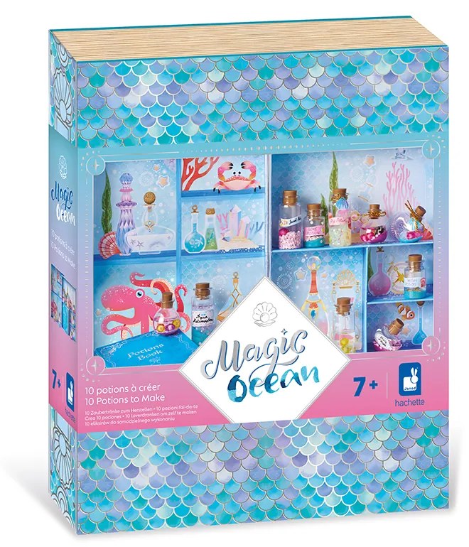 Janod Atelier Kreatívna sada DIY Vyrob si sám Čarovný elixír Magický oceán od 7 rokov