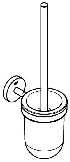 GROHE 41169000 - Sada na čistenie WC START, matný chróm