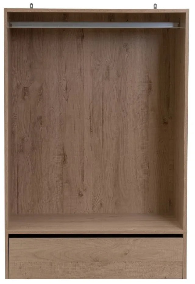 Otvorená modulárna skriňa v dekore duba v prírodnej farbe 80x180x45 cm Modular – Casa Selección