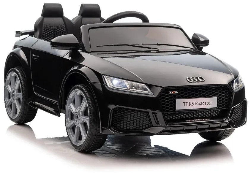 LEAN CARS ELEKTRICKÉ AUTÍČKO Audi TT-RS   - ČIERNE - MOTOR 2x45W- BATÉRIA - 12V7Ah- 2022