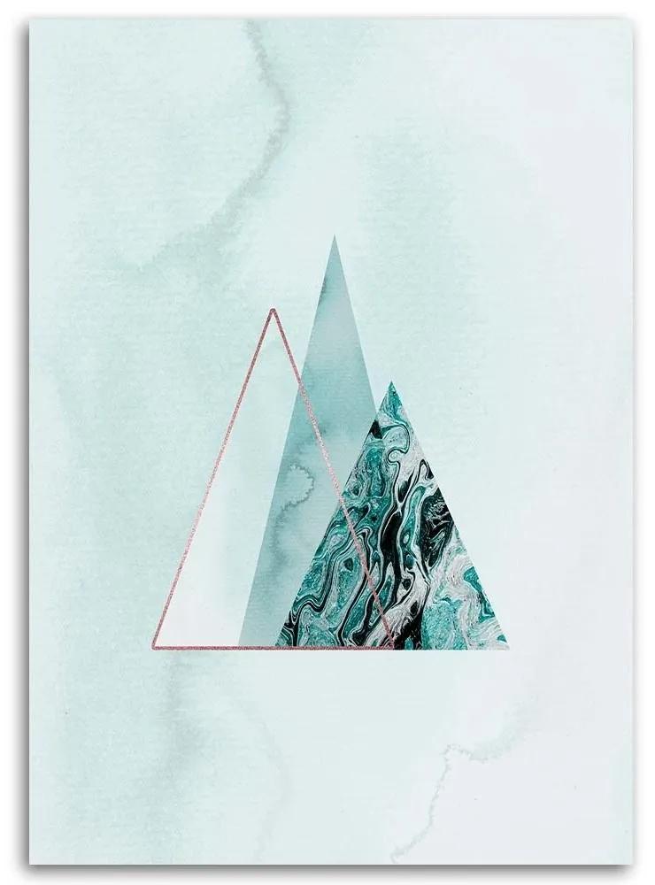 Gario Obraz na plátne Tri minimalistické trojuholníky - Andrea Haase Rozmery: 40 x 60 cm