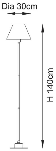 Endon 114778 - Stmievateľná nabíjacia stojacia LED lampa BURLEY LED/1,5W/5V mosadz/modrá