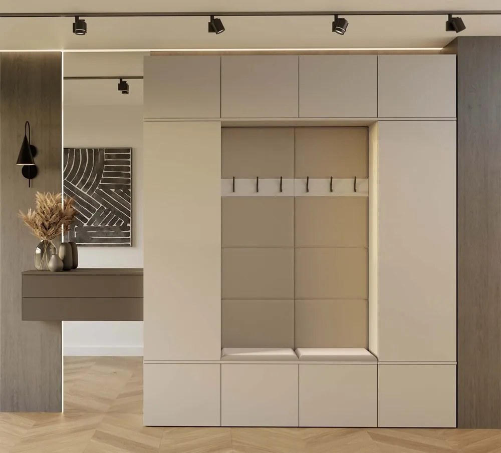 Předsíňová stěna Haga I 200 cm kašmír