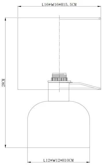 Lucide 10516/01/44 - Stolná lampa WOOLLY 1xE14/40W/230V oranžová