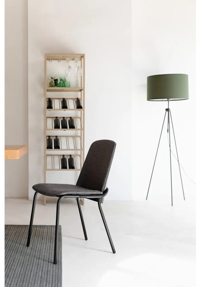 Tmavosivé jedálenské stoličky v súprave 2 ks Clip - Zuiver