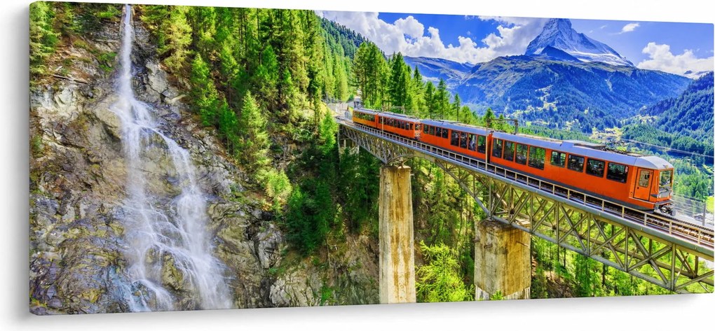 Obraz - Matterhorn, Zermatt, Valais, Švajčiarsko (120x50 cm)