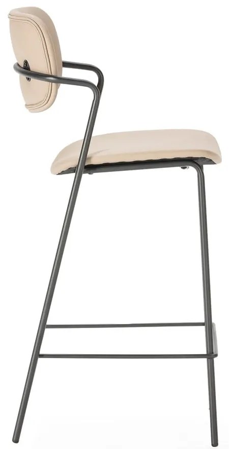 Béžové barové stoličky v súprave 2 ks (výška sedadla 68 cm) Maika – Marckeric
