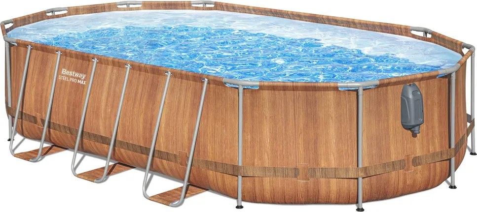 LEAN Rámový záhradný bazén Power Steel 610 x 366 x 122 cm Bestway 56719