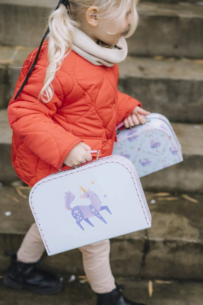 Bella Rose Detský kufrík Jednorožec – set 2 ks