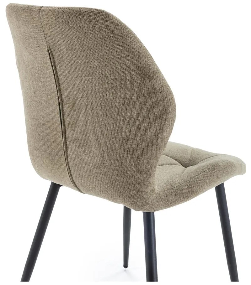 Kaki jedálenské stoličky v súprave 4 ks Luna – Marckeric