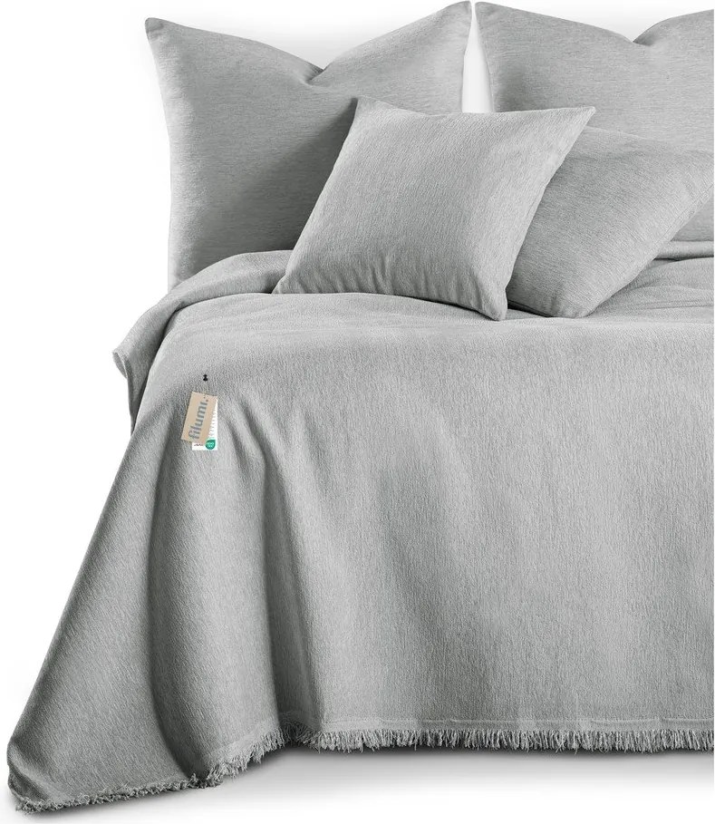 Svetlosivý pléd zo ženilky 220x240 cm Talo – Filumi