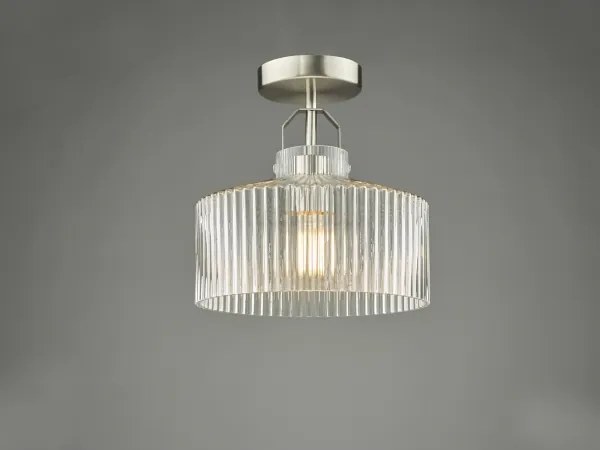 Där Lighting LEN4846 - Prisadený luster LENKA 1xE27/60W/230V matný chróm