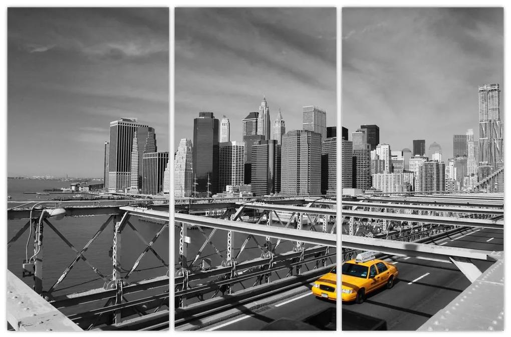 Obraz žltého taxíka