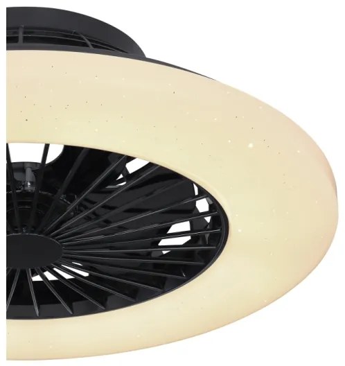 Globo 03628B - LED Stmievateľné stropné svietidlo s ventilátorom LED/30W/230V + DO