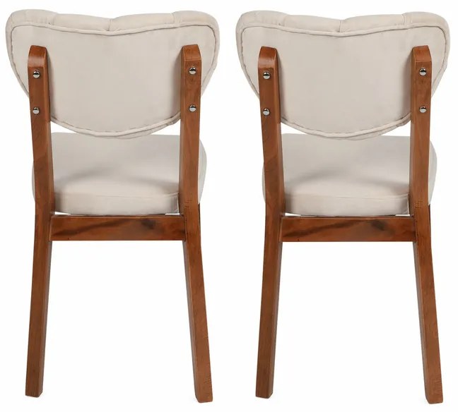 Sada jedálenských stoličiek Elma Beige, 2 ks