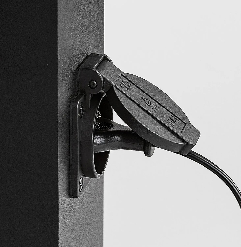 Rabalux ANKARA záhradná lampa so zásuvkou 1xE27/12W/230V IP44