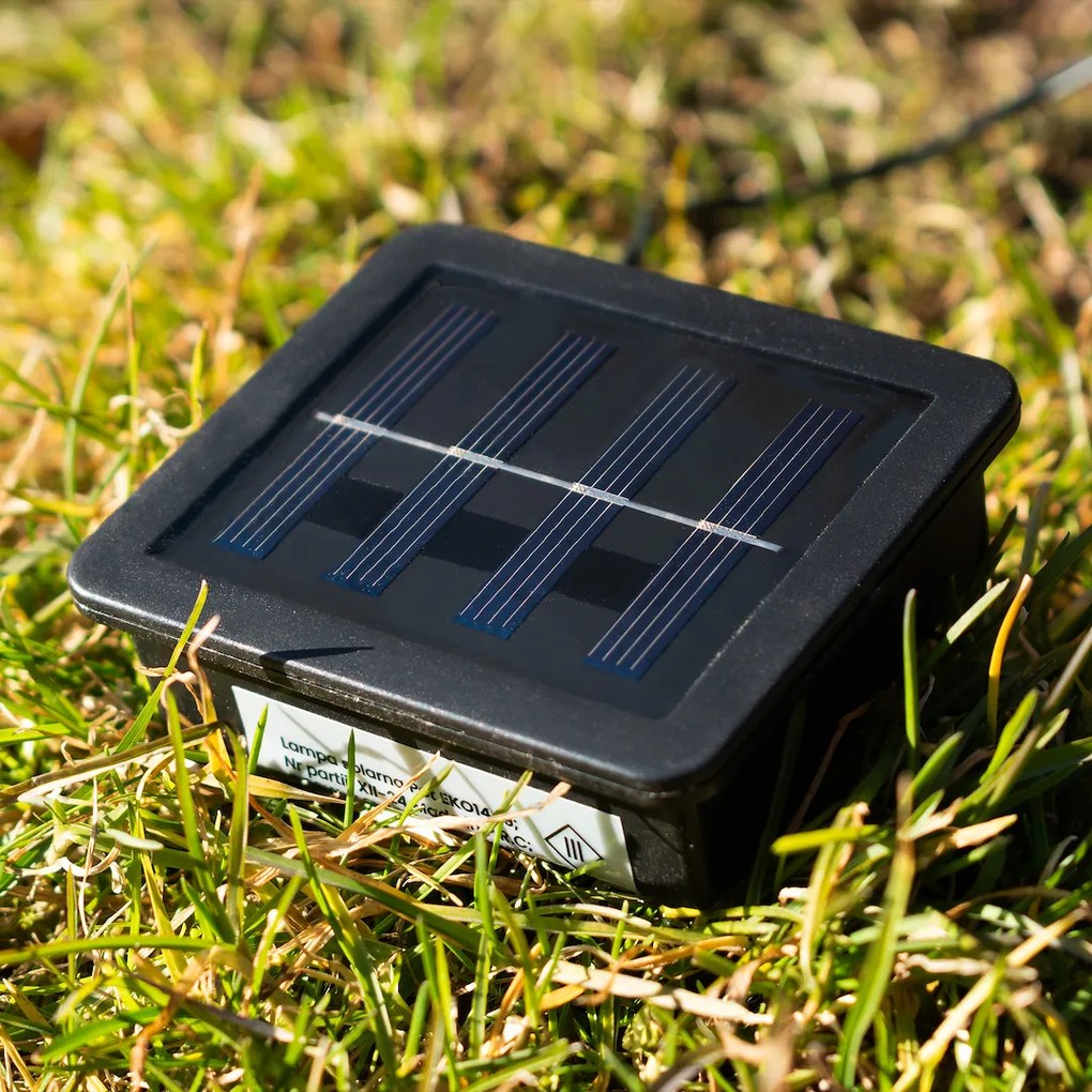 Solárne LED svietidlo Hero, 0,06w, 3000k, b, sada 5ks