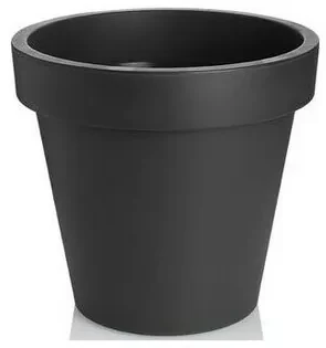 Gardenico Kvetináč Metro Twist 'n' Roll antracit, 29 x 26,5 cm, 29 cm