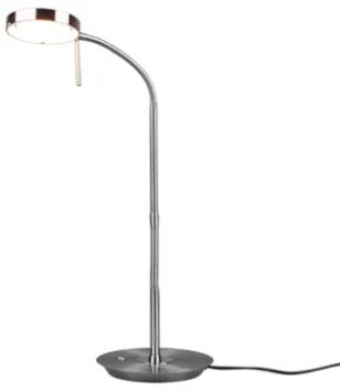 MONZA | Stolná niklová minimalistická LED lampa