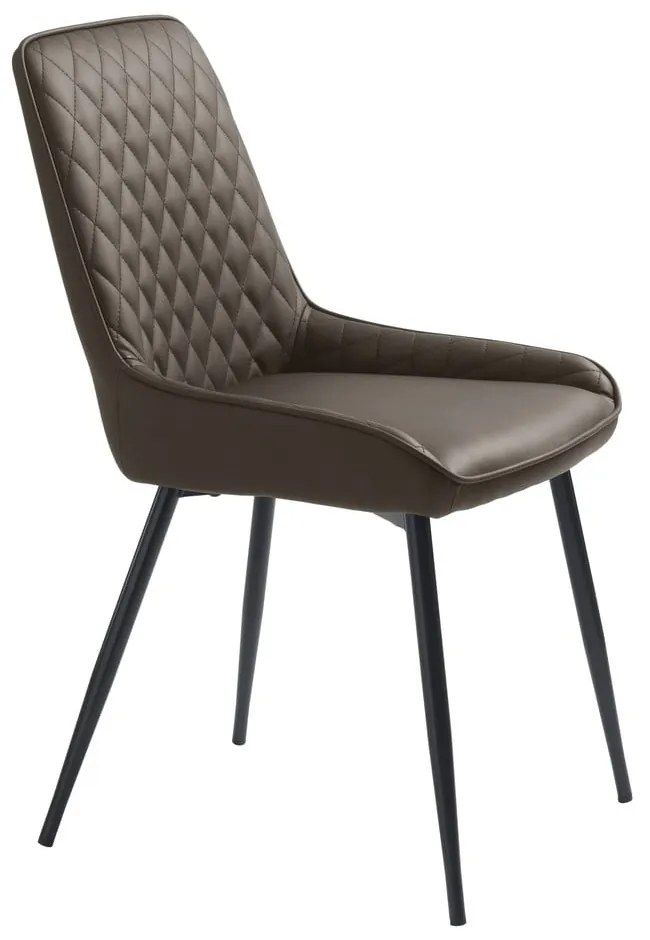 Tmavohnedá jedálenská stolička Milton – Unique Furniture