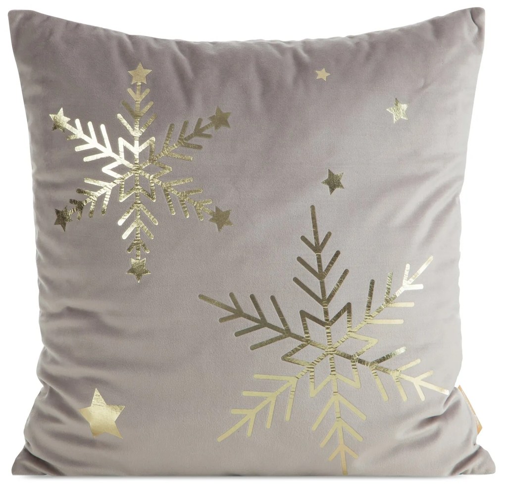 EUROFIRANY VIANOČNÁ DEKORAČNÁ OBLIEČKA NA VANKÚŠ ELEGANCE6 45X45 CM VZOROVANÁ