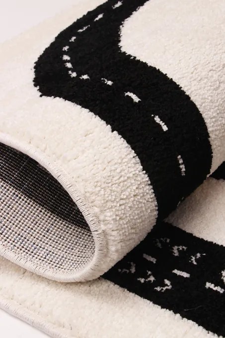 Detský koberec Kiddy H050A svetlosivý