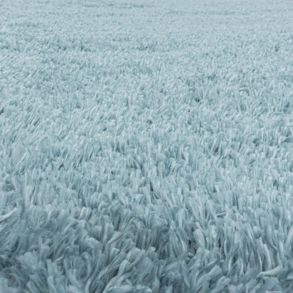 Modrý okrúhly koberec ø 160 cm Fluffy – Ayyildiz Carpets