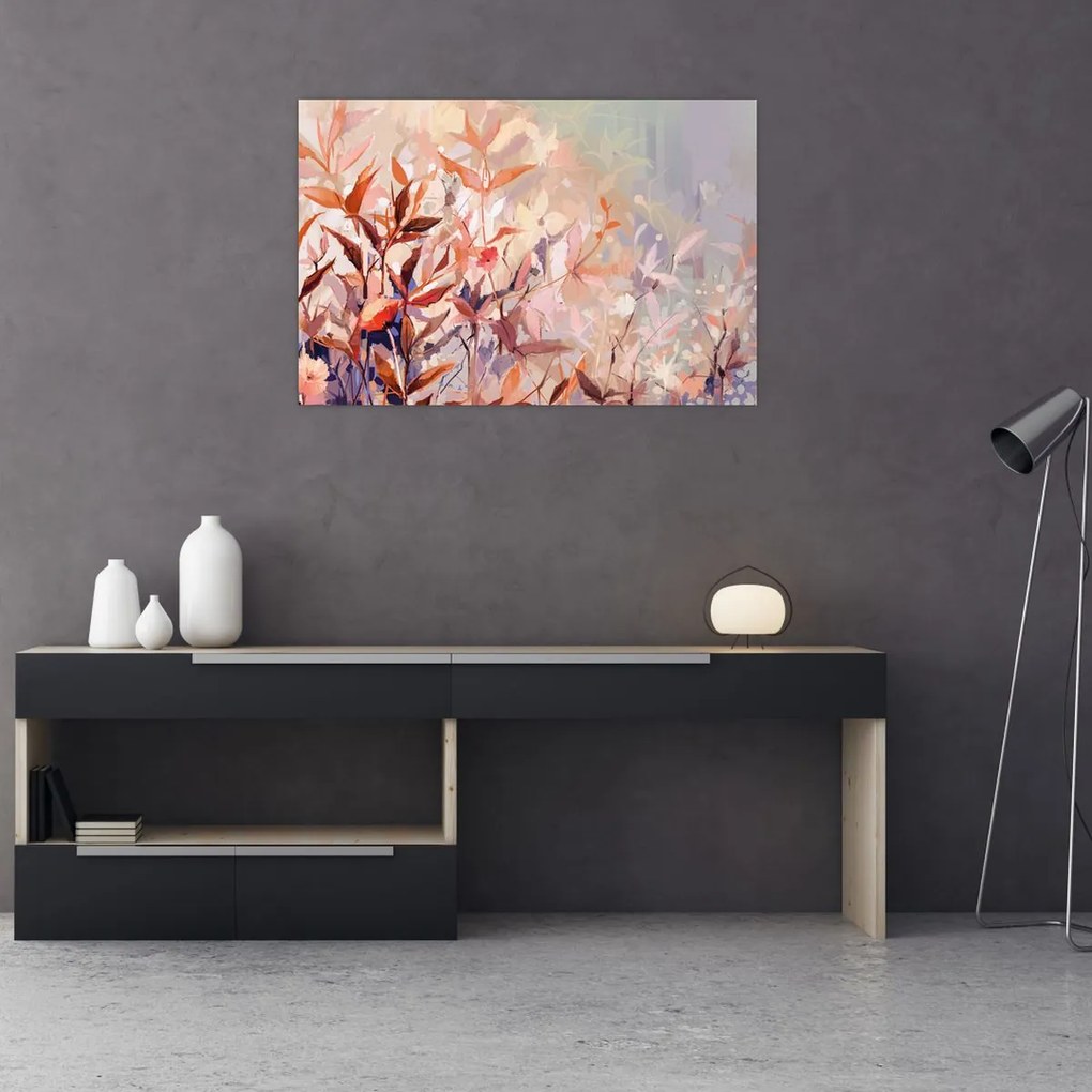 Obraz - Maľba pastelová jeseň (90x60 cm)