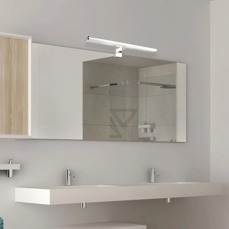 Rabalux LED nástenné svietidlo do kúpeľne Levon 1x12W | 840lm | 4000K | IP44 | 60cm - chróm