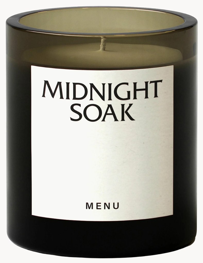 Vonná sviečka Olfacte Midnight Soak (horký pomaranč, figa a lupienky ruží)