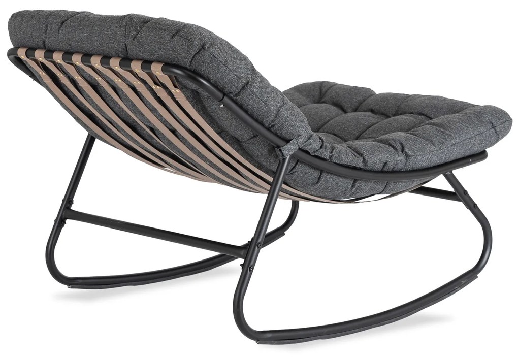 PROXIMA.store - Relaxačné hojdacie kreslo AURORA FARBA: čierna